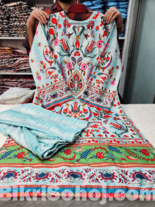 Dubai silk 2 piece